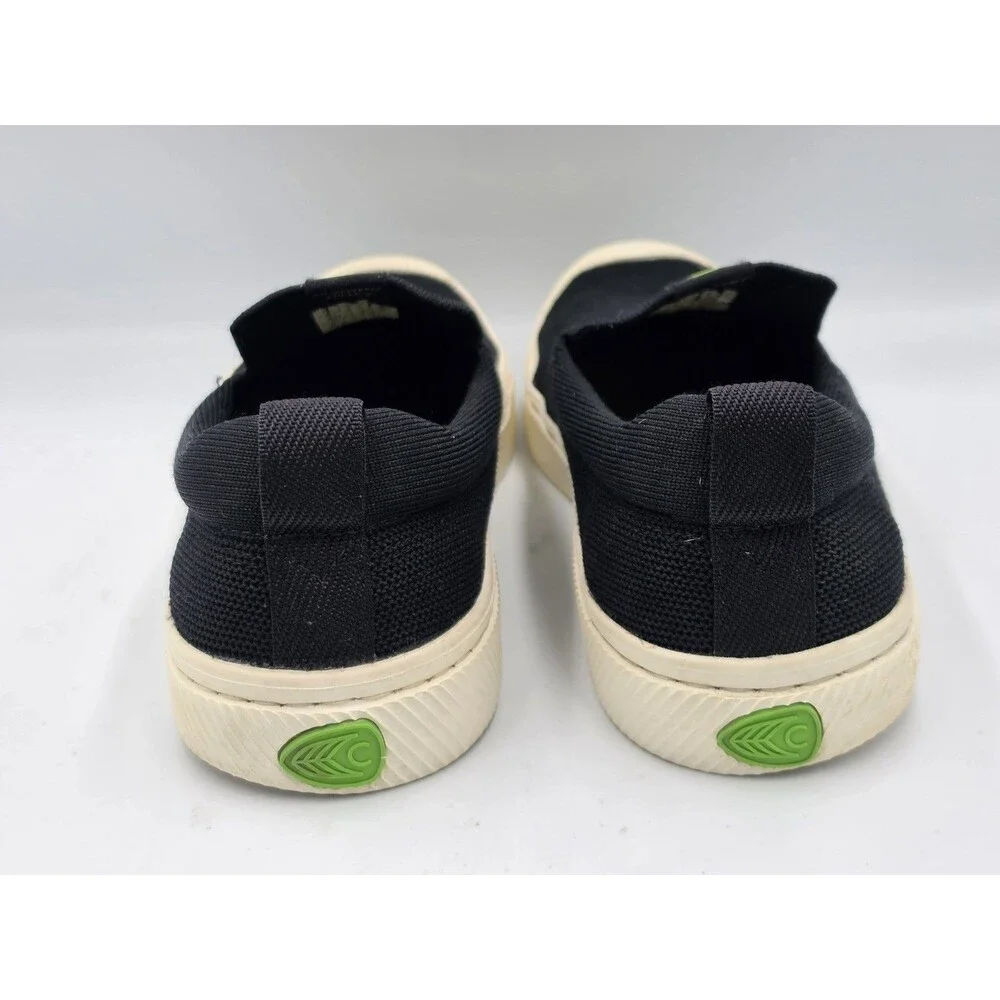 Cariuma IBI Slip On Black White Knit Sneakers Comfort Casual Men's Size 9.5